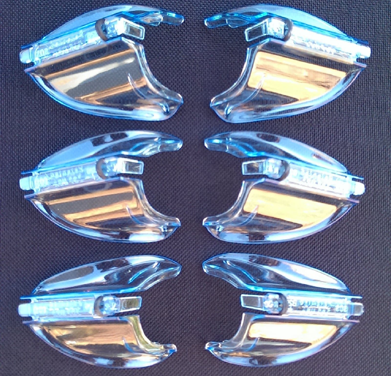 JNAB B26+ Wing Mate Safety Glasses Side Shields - Fits Small to Medium Eyeglasses (3 Pair Pack)