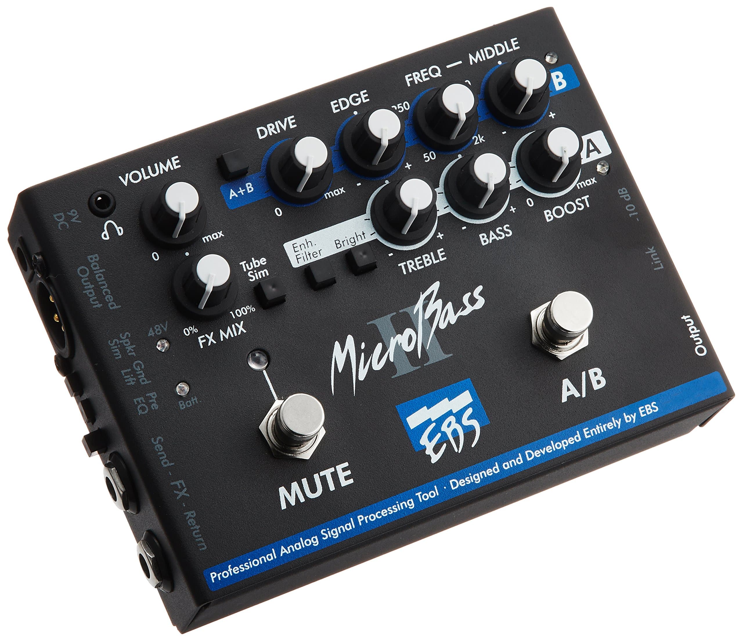 EBS MicroBass Two Channel Pro Bass Pre Amp