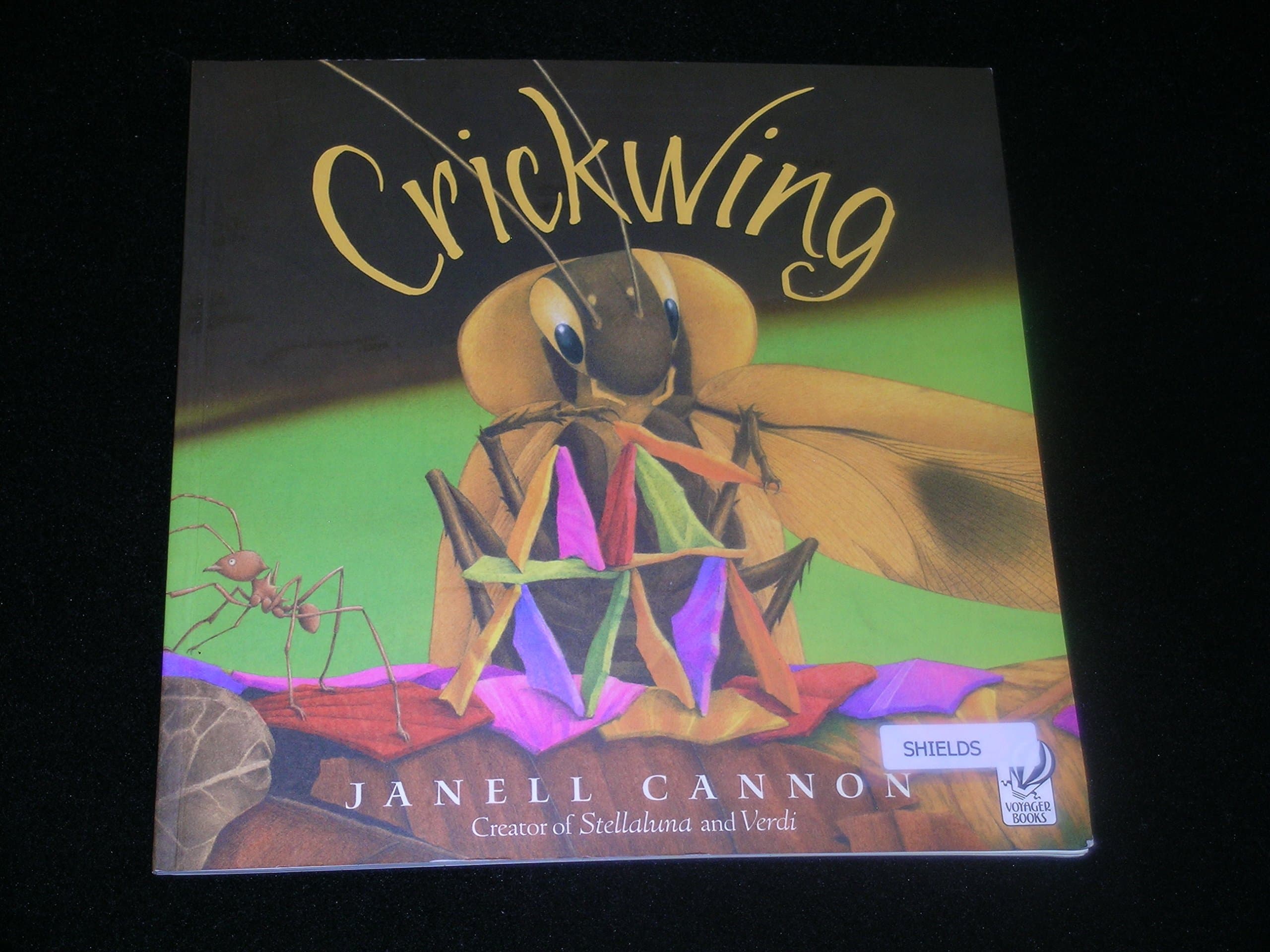 Crickwing: An Adventure About a Clever Cockroach Artist Hero for Kids (Ages 4-7) Paperback – Picture Book, May 1, 2005