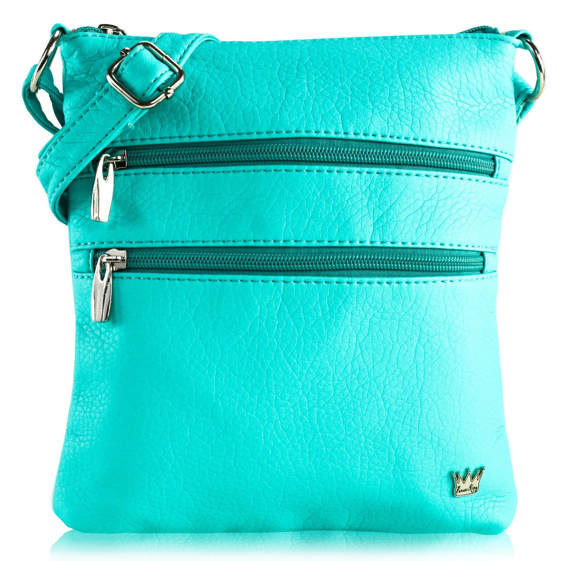 Purse King Heiress Cross Body Bag (Turquoise)