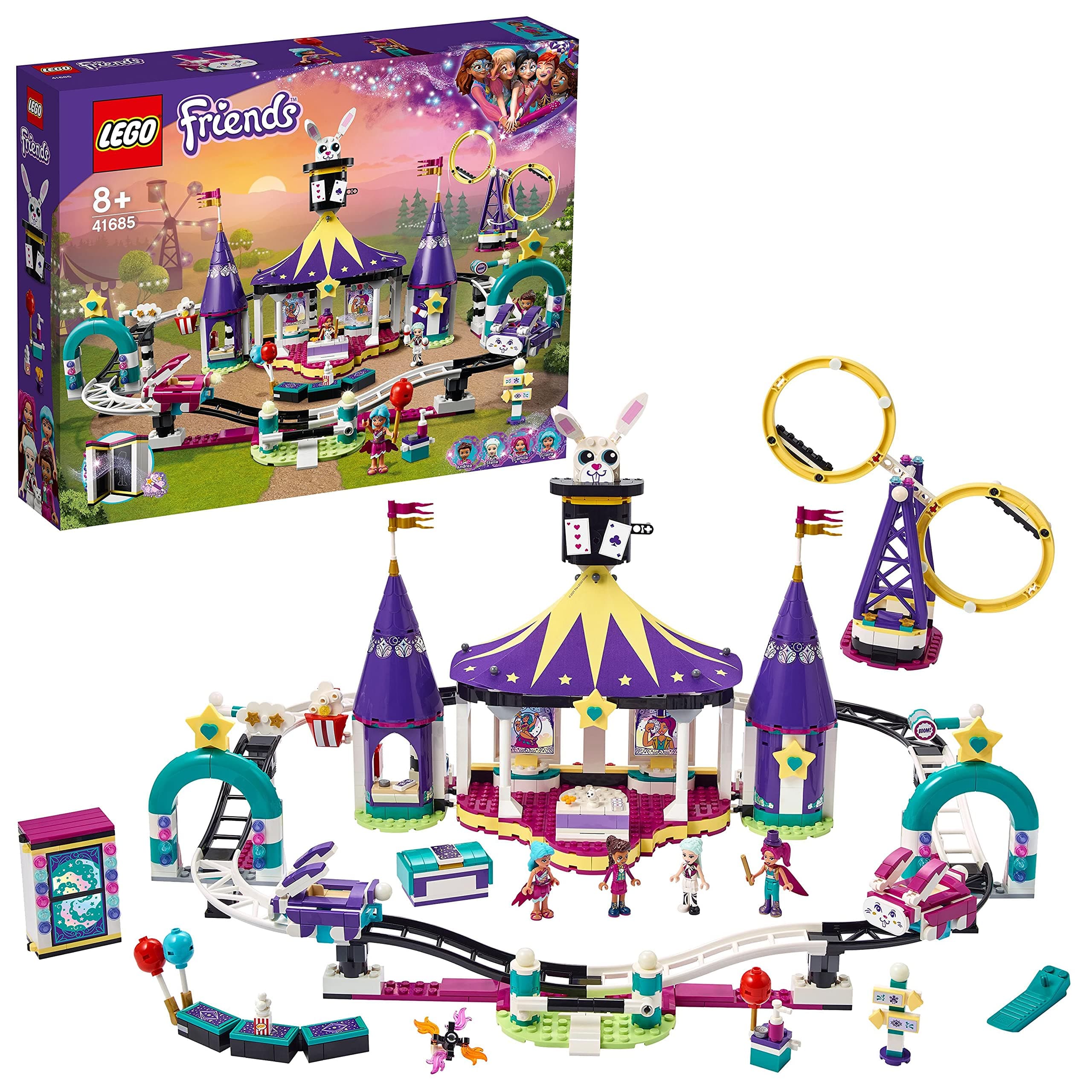 41685 Friends Magical Funfair Roller Coaster