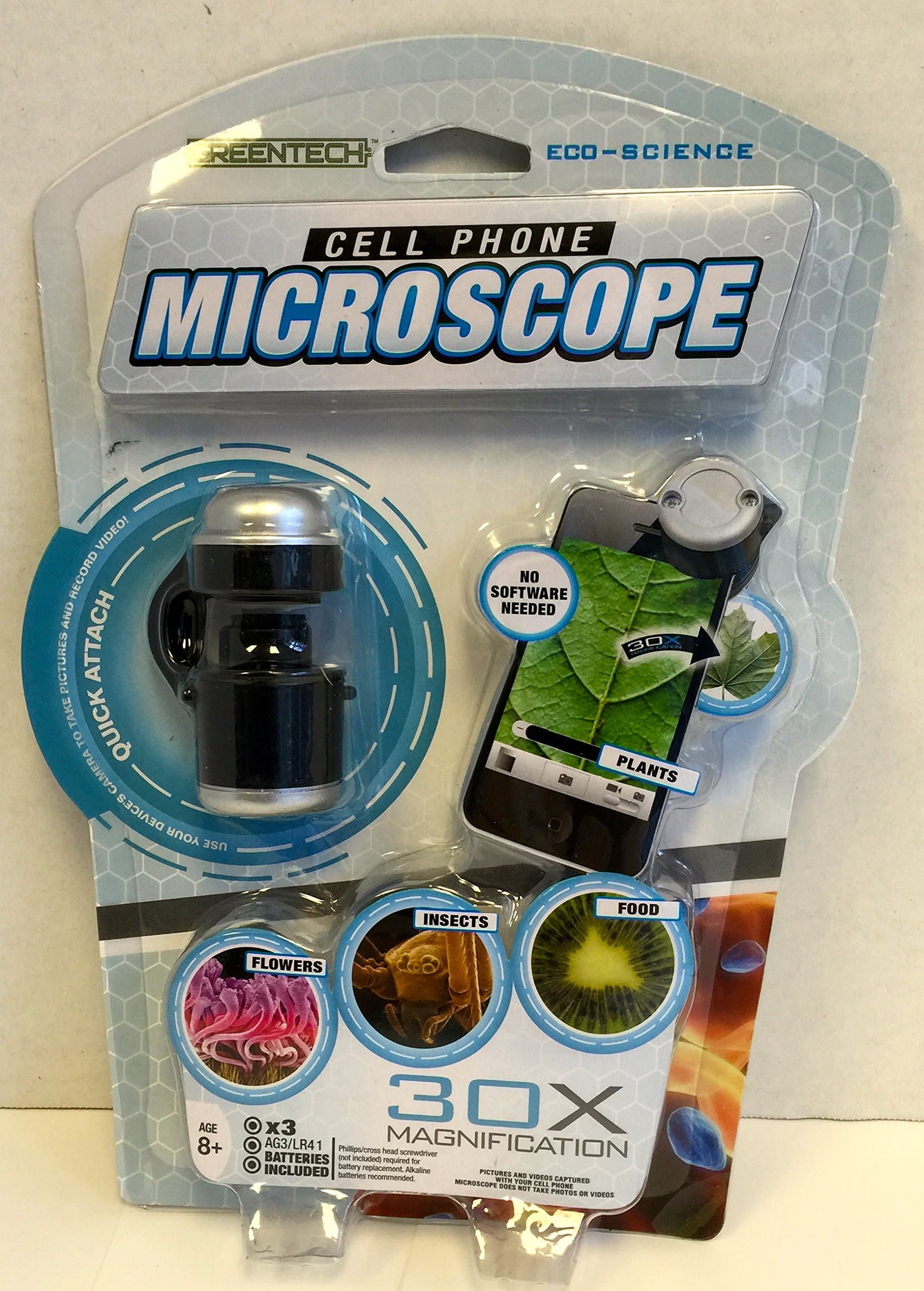 Greentech Eco-Science 30X Cell Phone Microscope