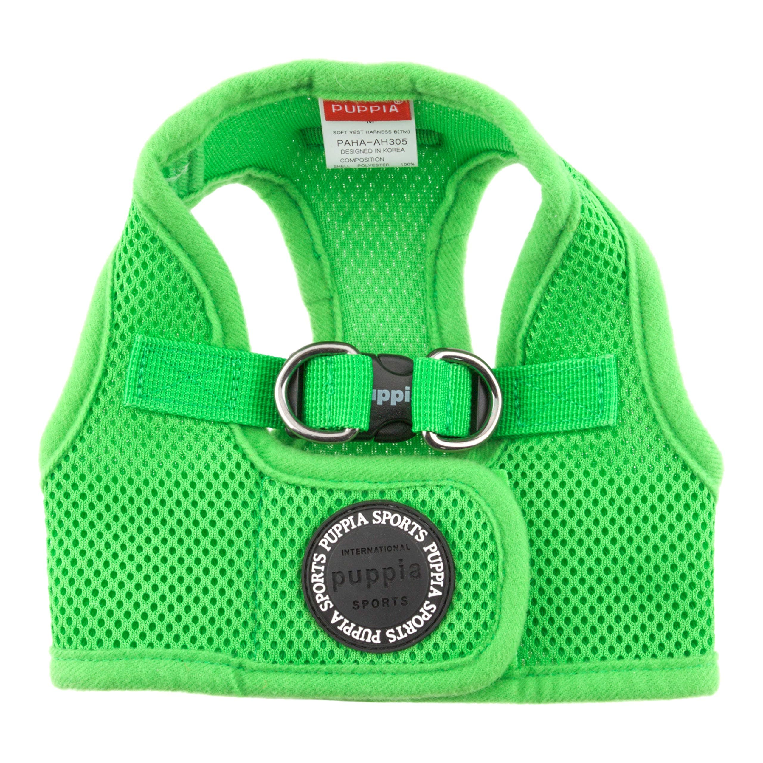 PUPPIA International Harness Soft B Vest, Small, Green