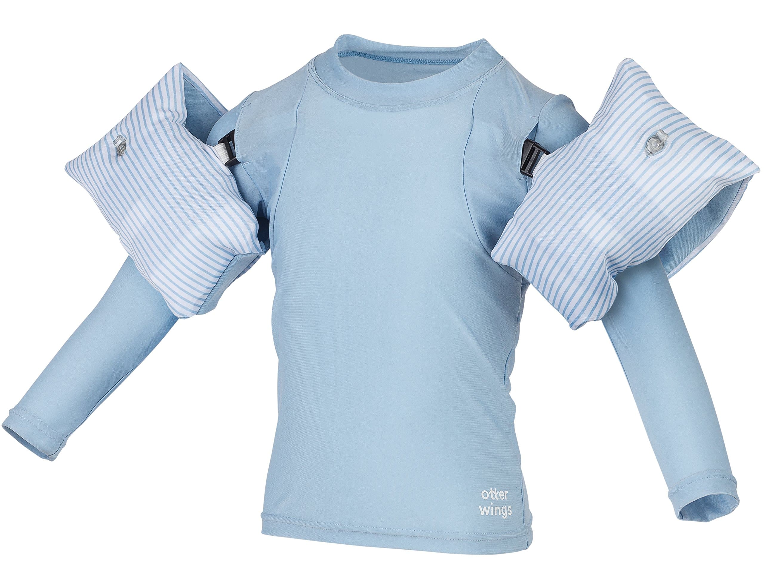 Otter Wings Kids Floaties (Water Wings) / UPF Swim Shirt Combo Swim Aid - Long Sleeve