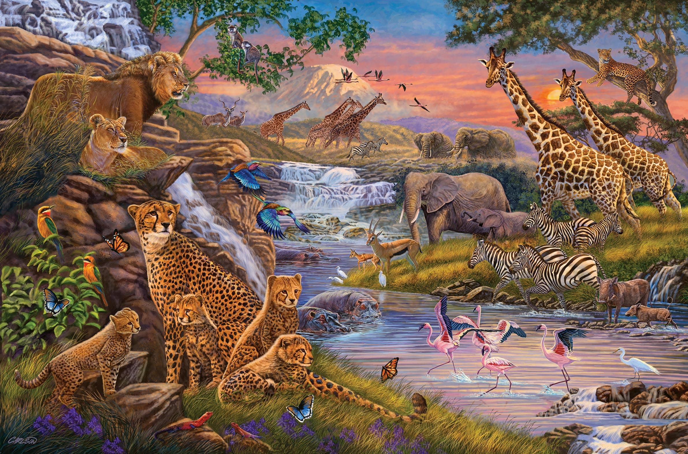 Ravensburger Animal Kingdom 3000 Piece Jigsaw Puzzle for Adults & Kids Age 12 Up