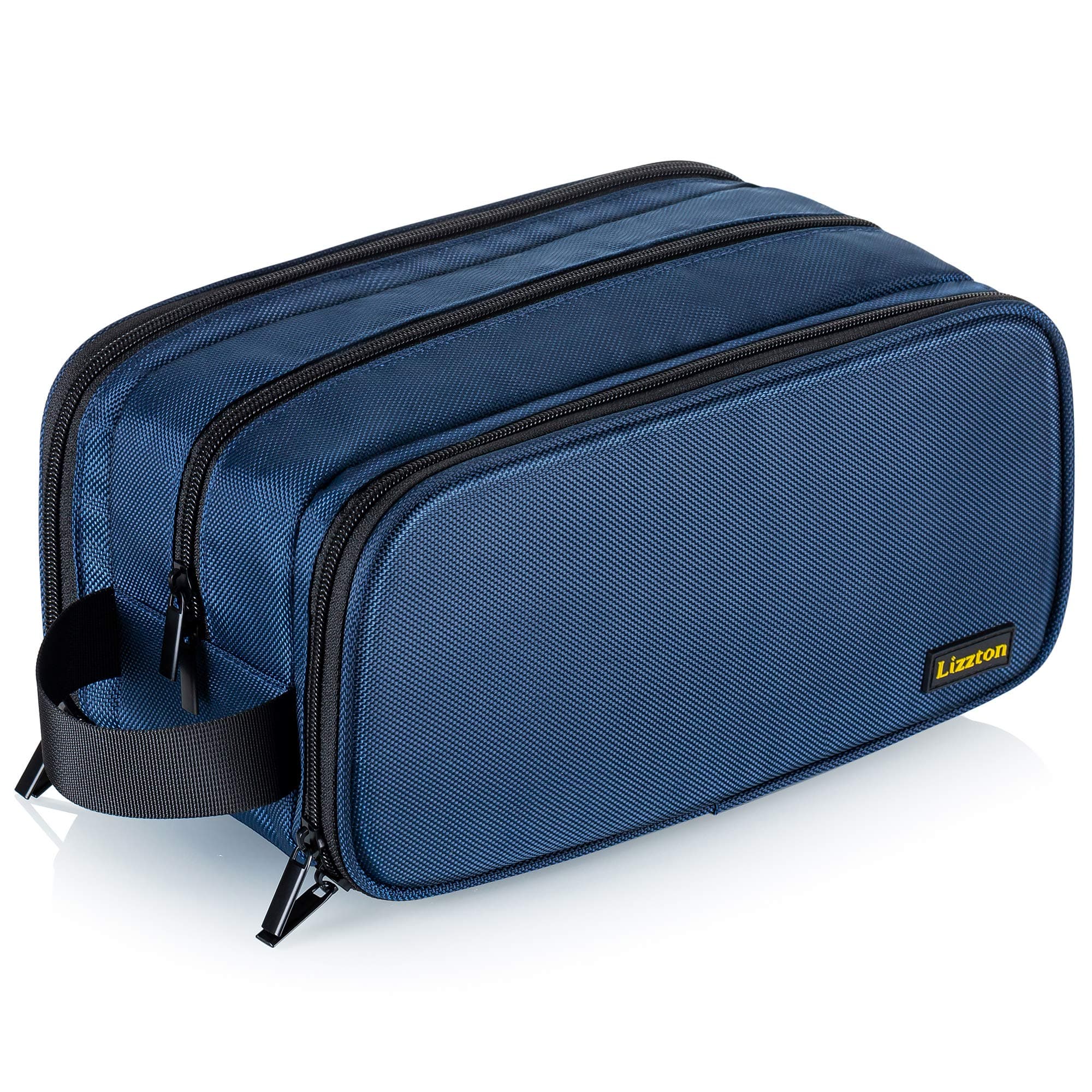 Toiletry Bag for Men Travel Large Dopp Kit Water-resistant Women Shaving Bag Portable Toiletries Organizer Bathroom Storage Bags (Blue)