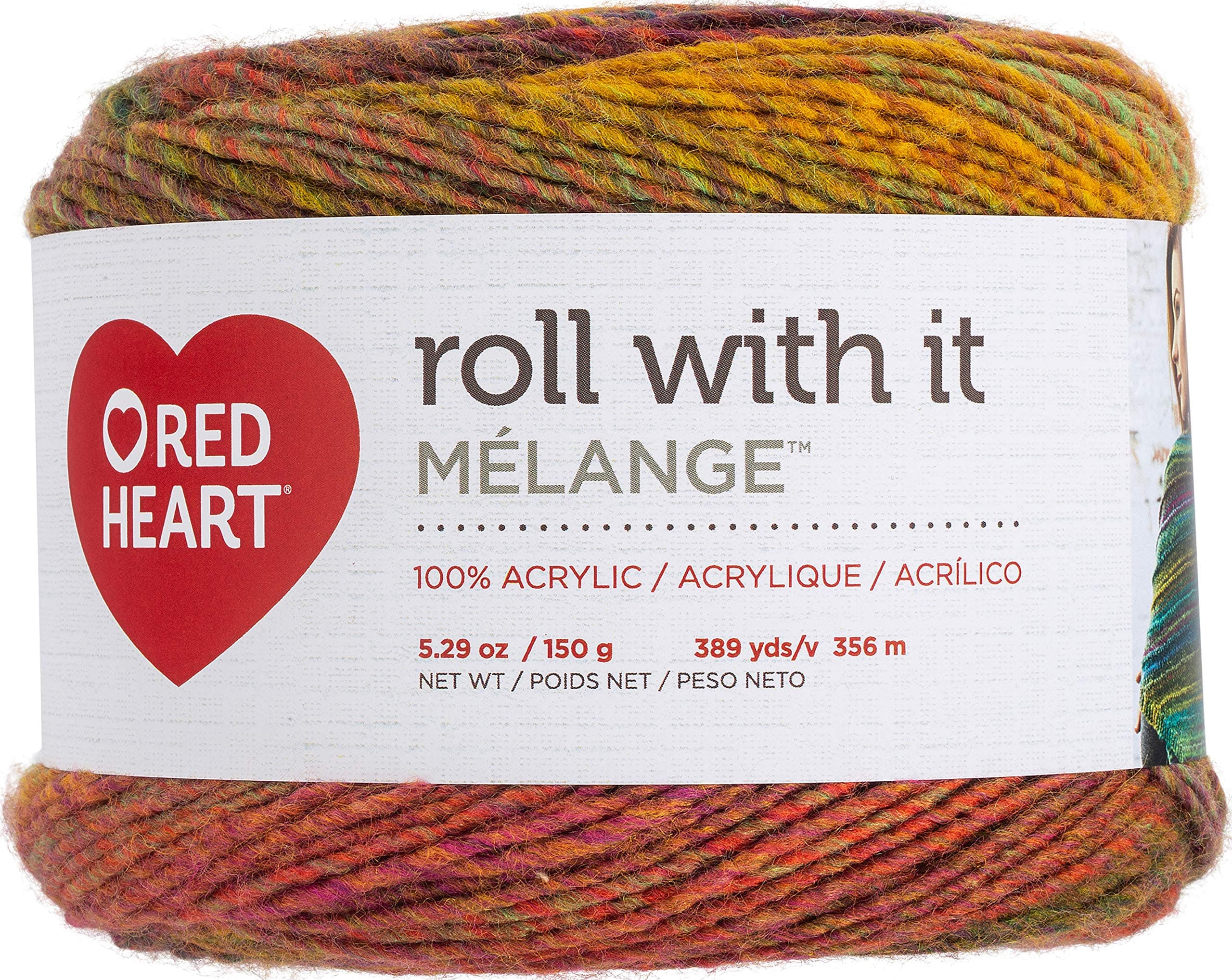 Roll with It Melange Yarn, Curtain Call