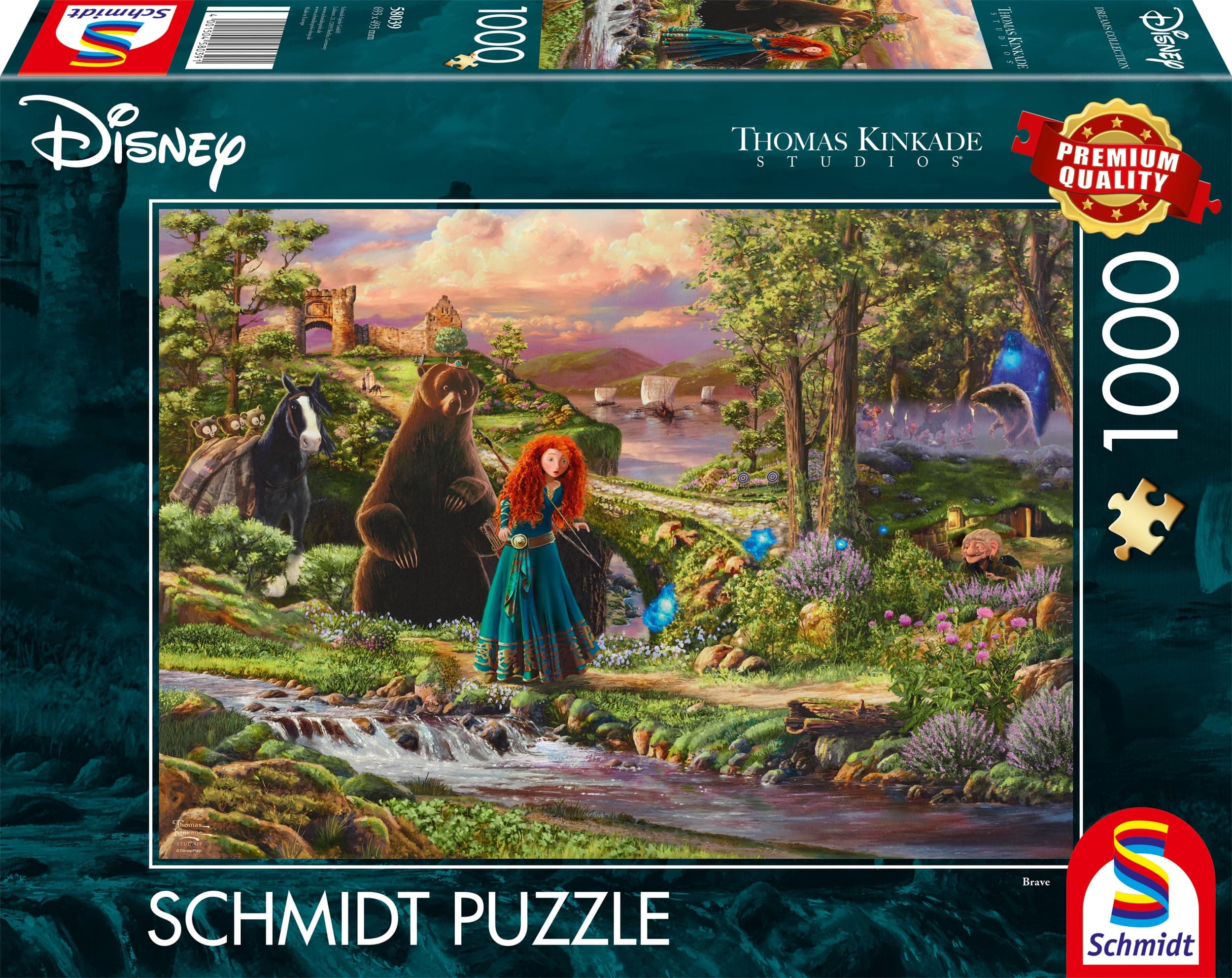 Thomas Kinkade: Disney Brave (1,000 Pieces) | Jigsaw Puzzle | Ages 14+ | 1+ Players