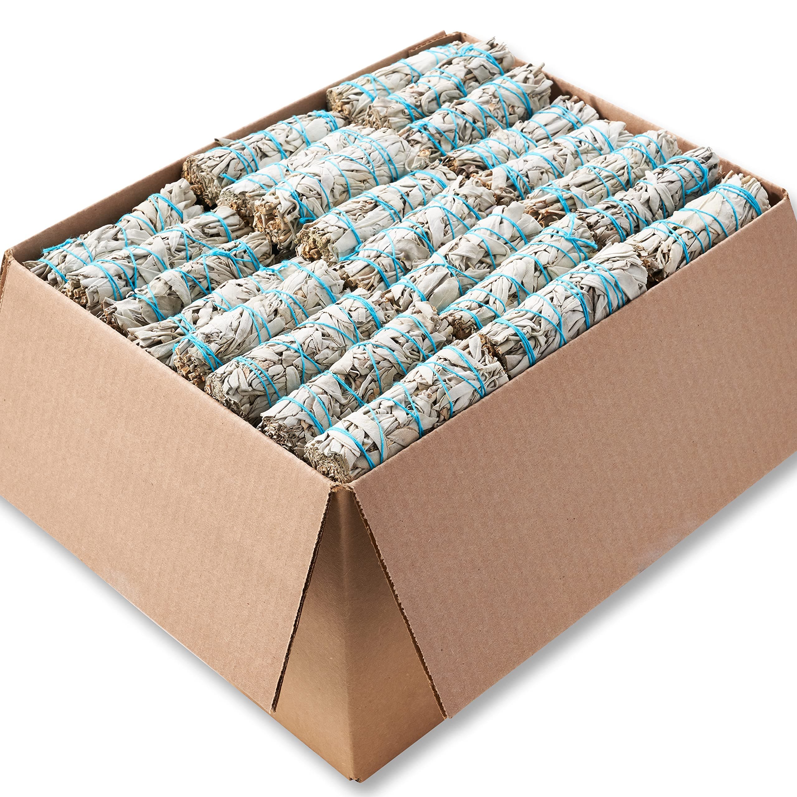 40 White Sage Smudge Sticks ~ Sustainably Grown Sage Bundles for Smudging, Smudge Kit, Ceremony, Spiritual Use, Home & Office Cleansing or Smoke Cleanse (40 Pack)