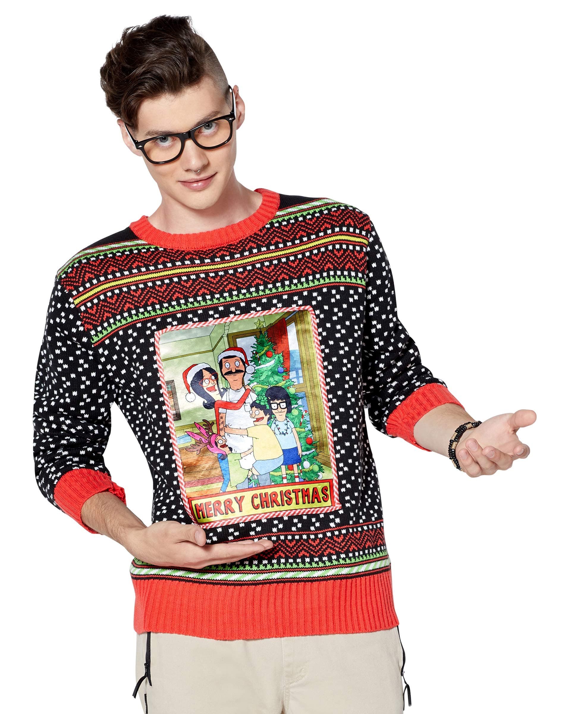 Light-Up Bob's Burgers Ugly Christmas Sweater