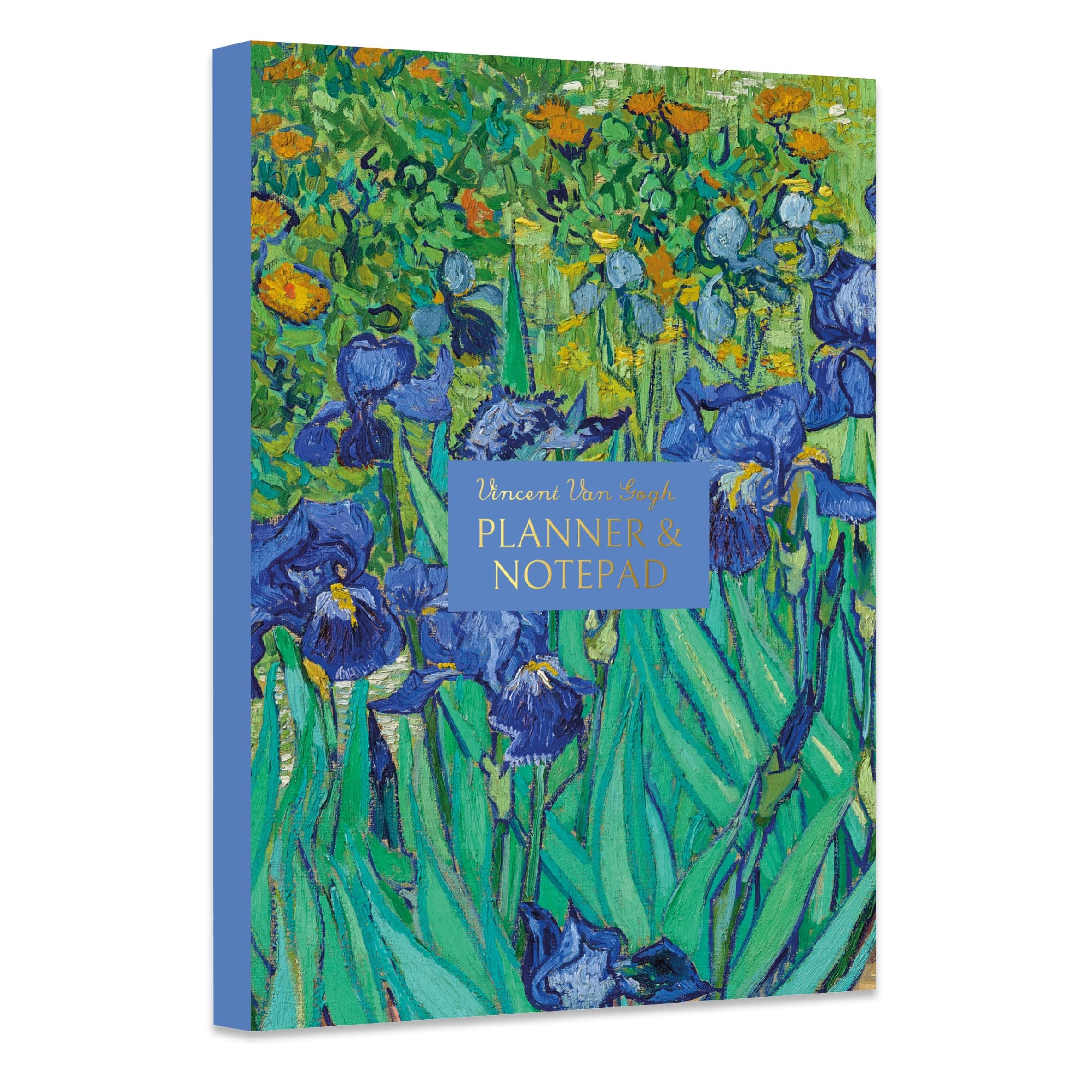 Robert Frederick A5 Planner and Sticky Notes Pad - Van Gogh Iris Design