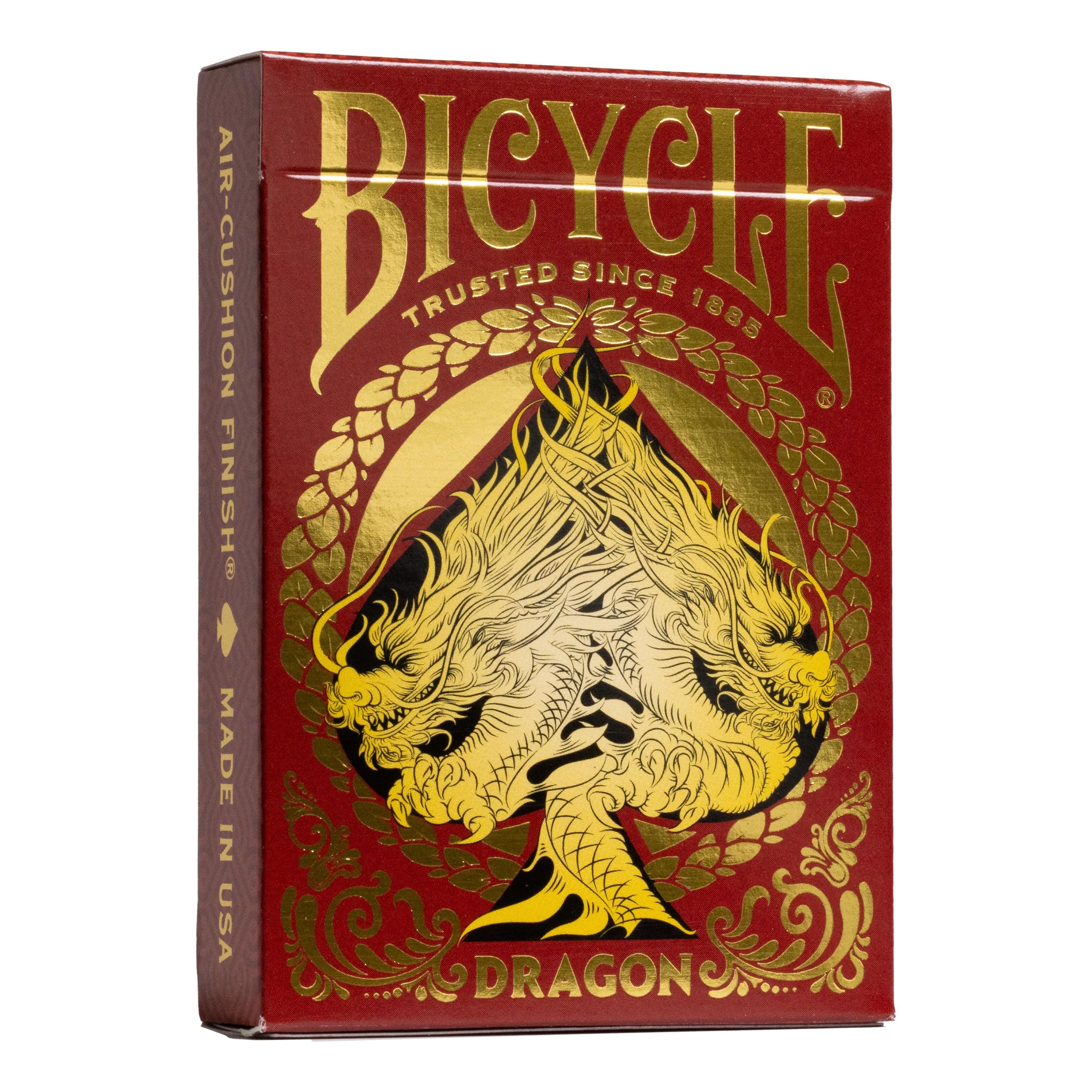 Bicycle Red Dragon Playing Cards - 1 Deck, Air Cushion Finish, Professional, ...