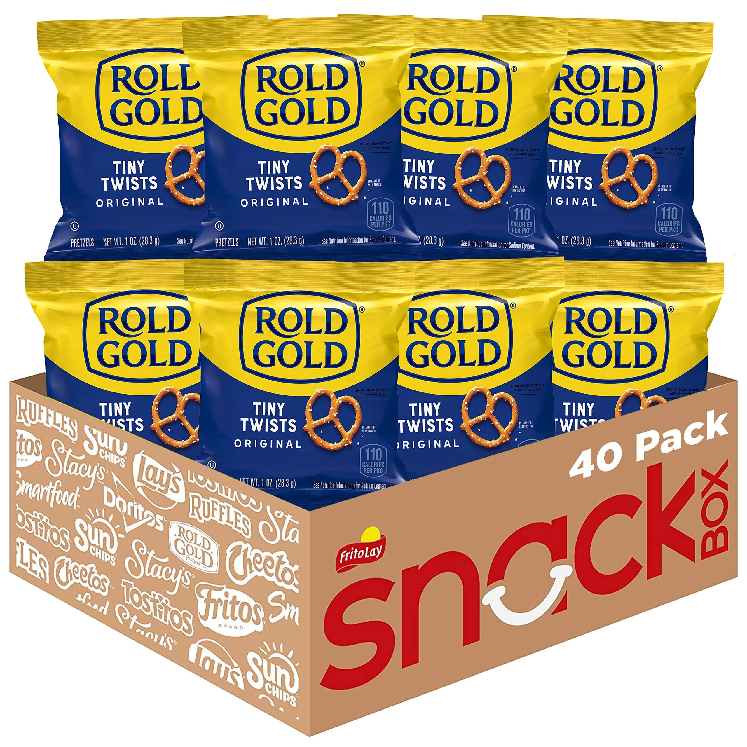 - Rold Gold Tiny Twists Pretzels, 1 Ounce (Pack of 40)