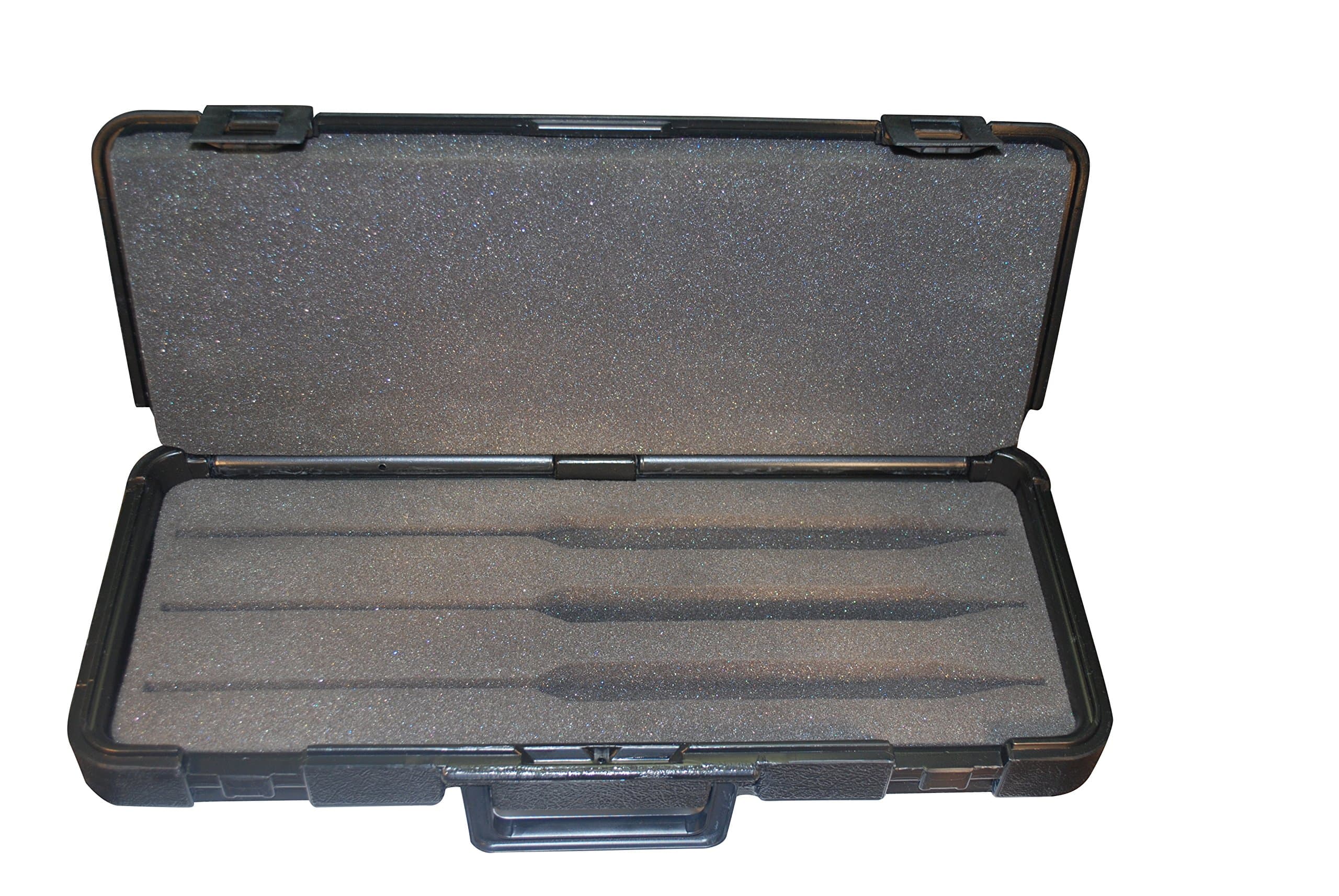 Sturdy Plastic case with Foam Inserts to Hold 3 Hydrometers up to 15" Length