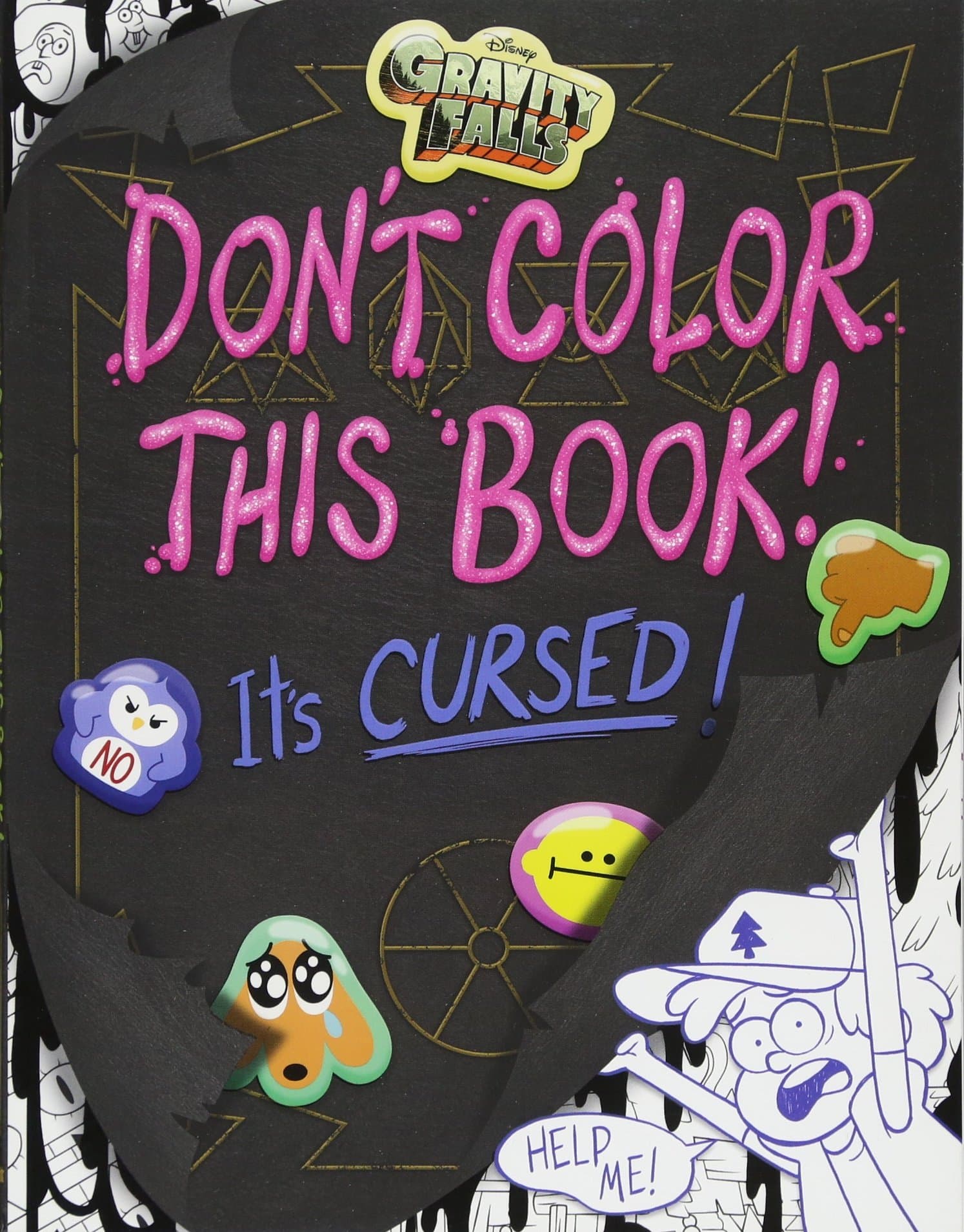 Gravity Falls Don't Color This Book!: It's Cursed! (Art of Coloring) Paperback – Illustrated, 18 July 2017