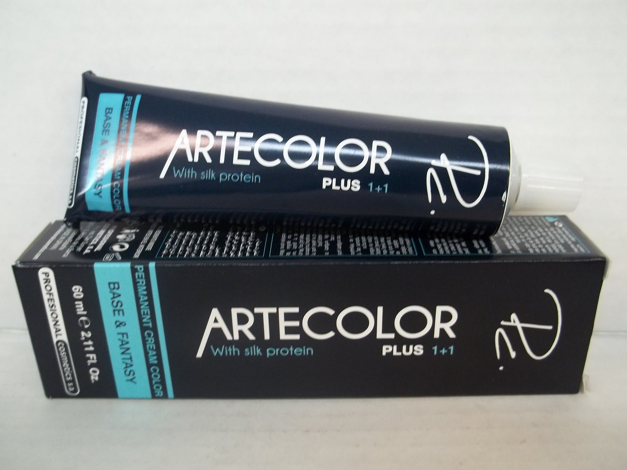 Artecolor Plus Base and Fantasy - Permanent Cream Hair Color - Enriched with Silk Protein - 2.11 Fl. Oz. Tube - 5 Light Brown