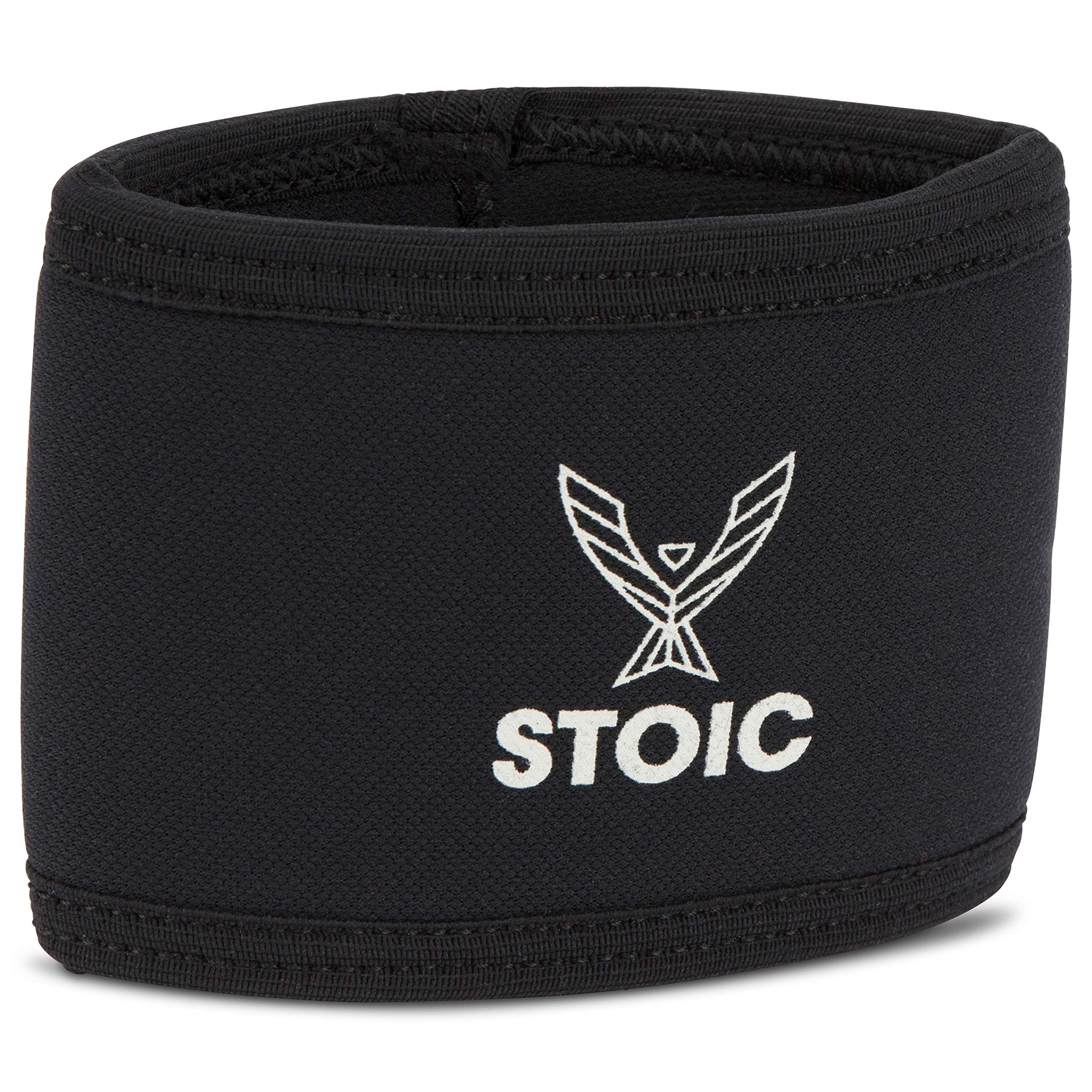 - Stoic 7MM Compression Sleeve Cuff (Heavy Neoprene Construction) For arm, elbow, lower leg compression and warmth while weight lifting, powerlifting, bench pressing (8 Inch, Black)