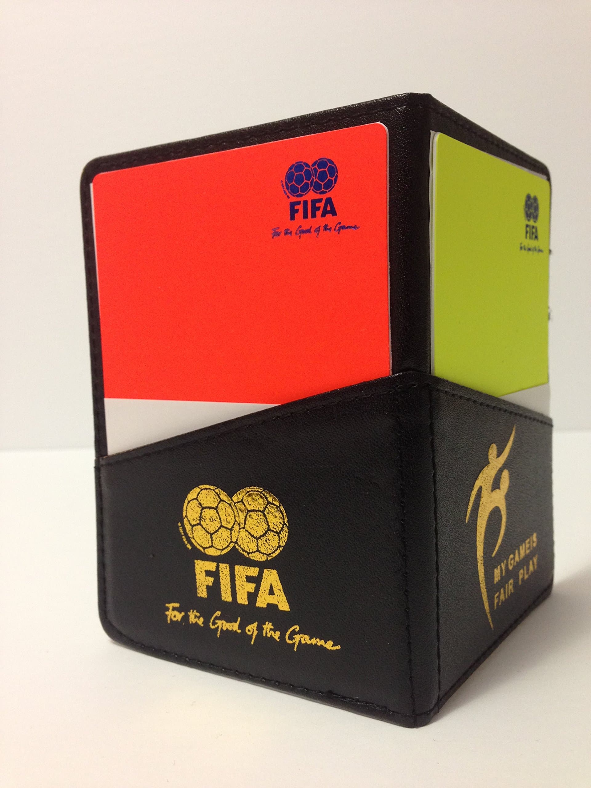 Soccer Referee Wallet with Red Card and Yellow Card