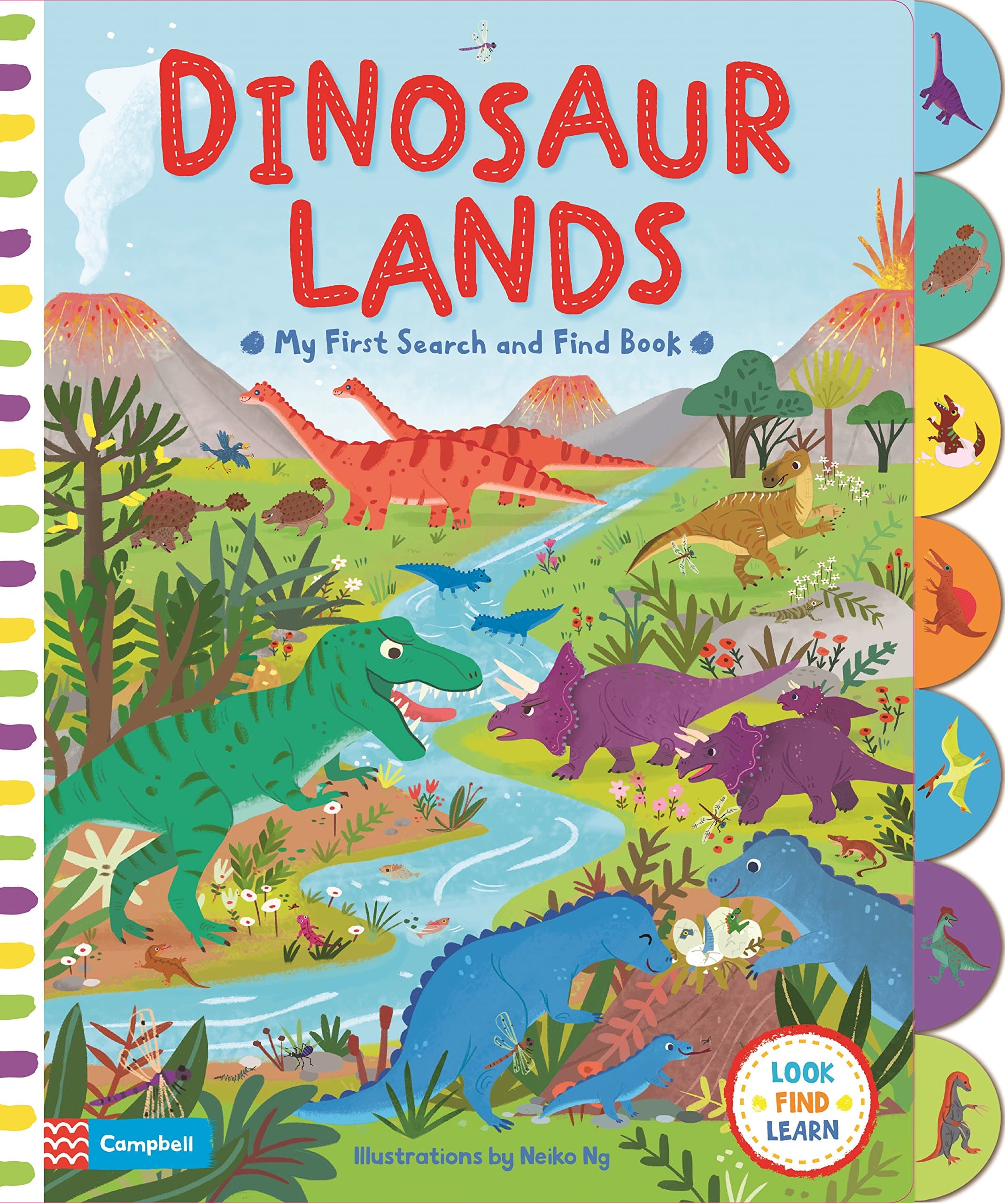 Dinosaur Lands (My First Search and Find, 3) Board book – 1 June 2017