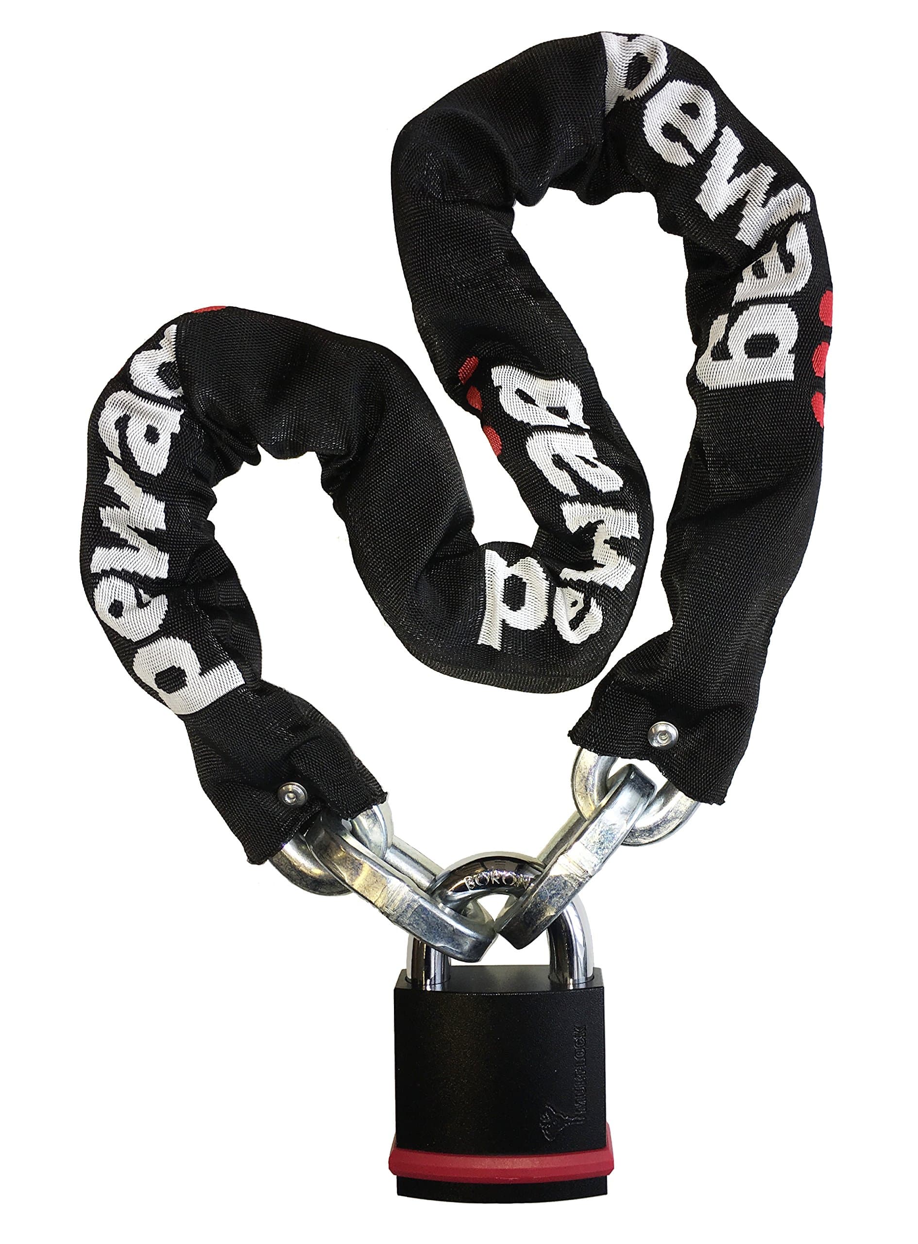 Pewag / Mul-T-Lock "BikeKing" Super Heavy Duty Security Chain and Padlock for Bike, Motorbike, General Security. 12mm dia. x 1.5 metres long.