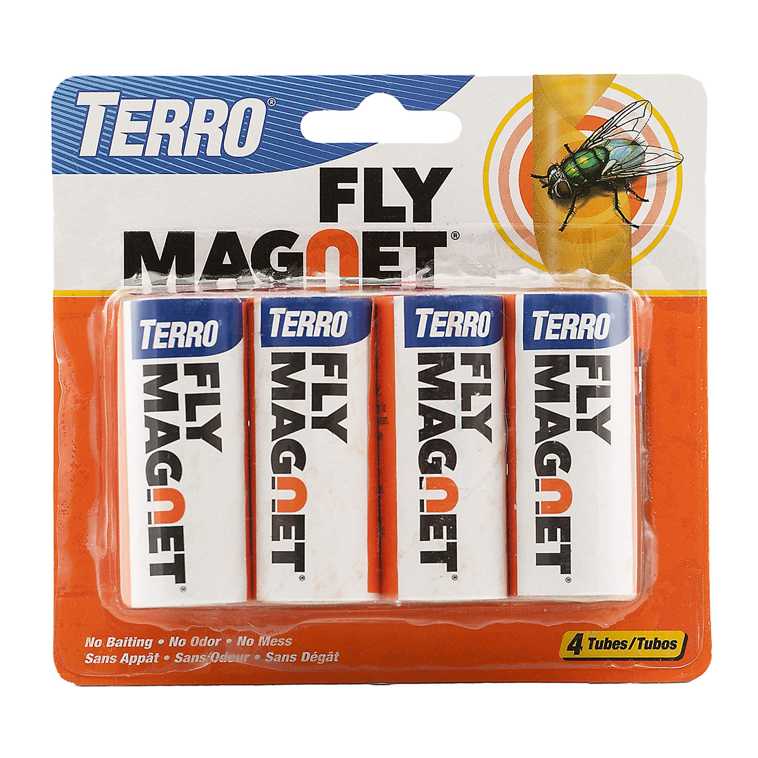 Fly Magnet T510 Sticky Fly Paper Trap, Solid, Pack Of 4