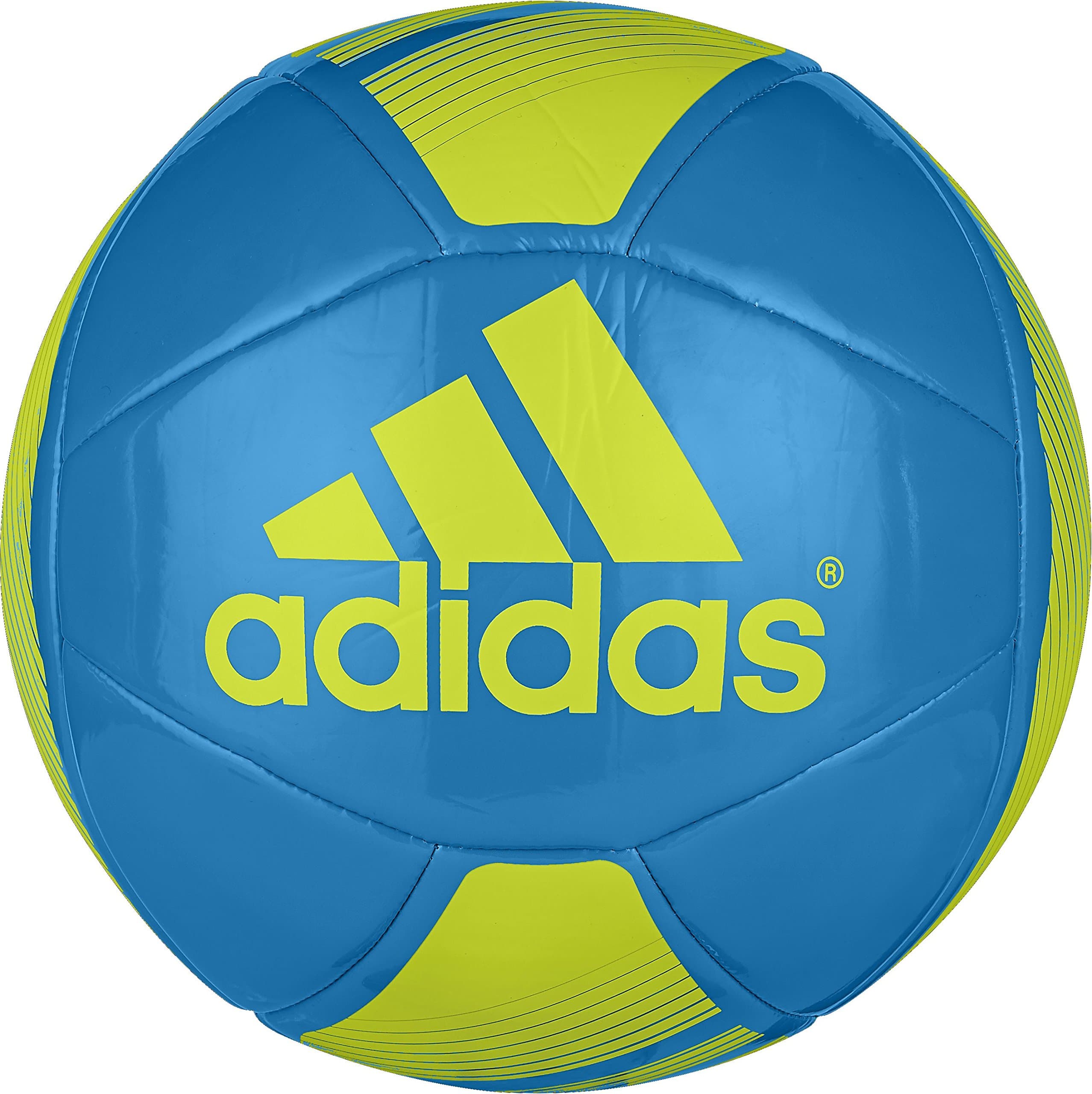 adidas Performance EPP Glider Soccer Ball, Solar Blue/Semi Solar Yellow, Size 4