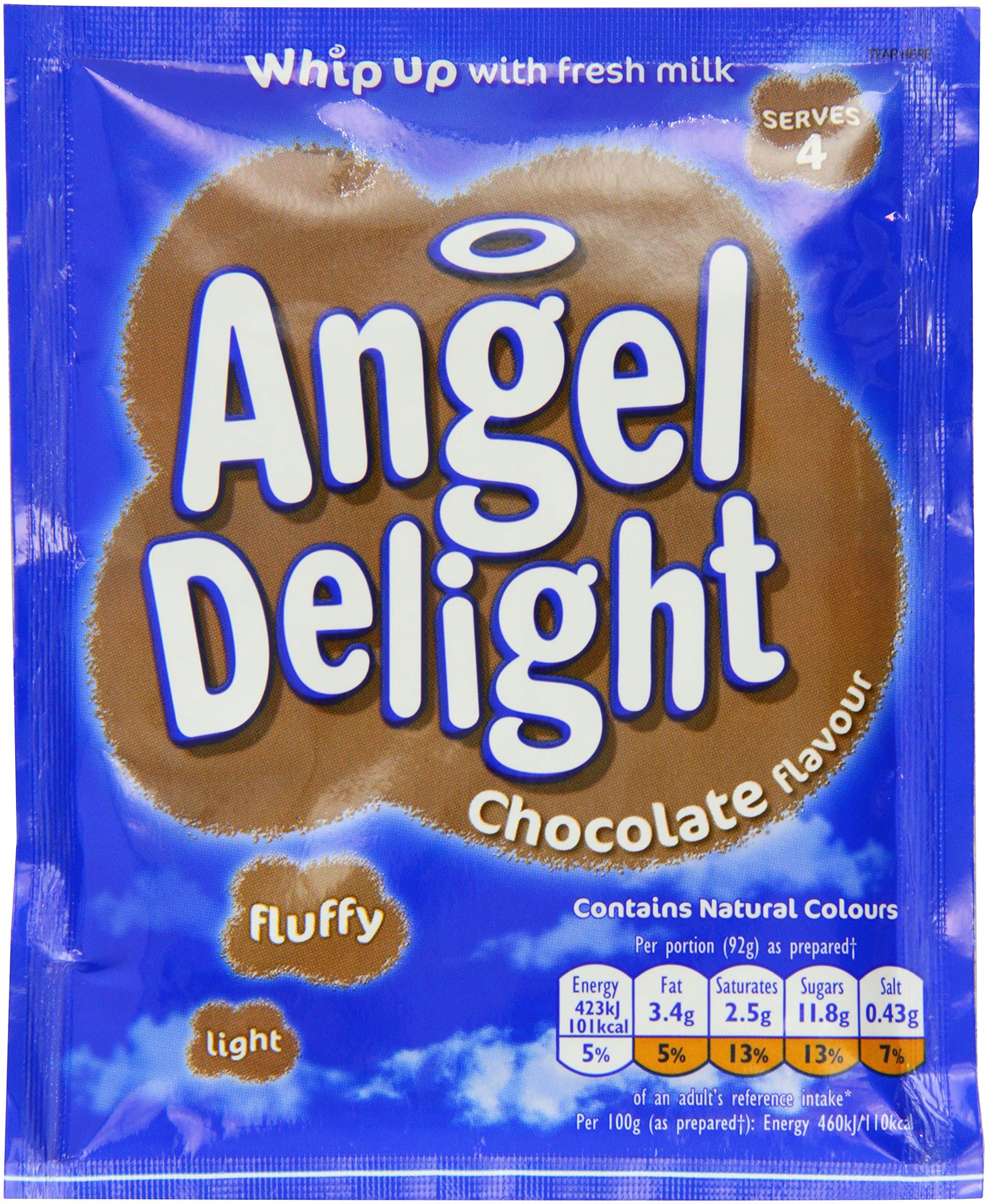 Angel Delight Chocolate Flavour 59 g (Pack of 18)