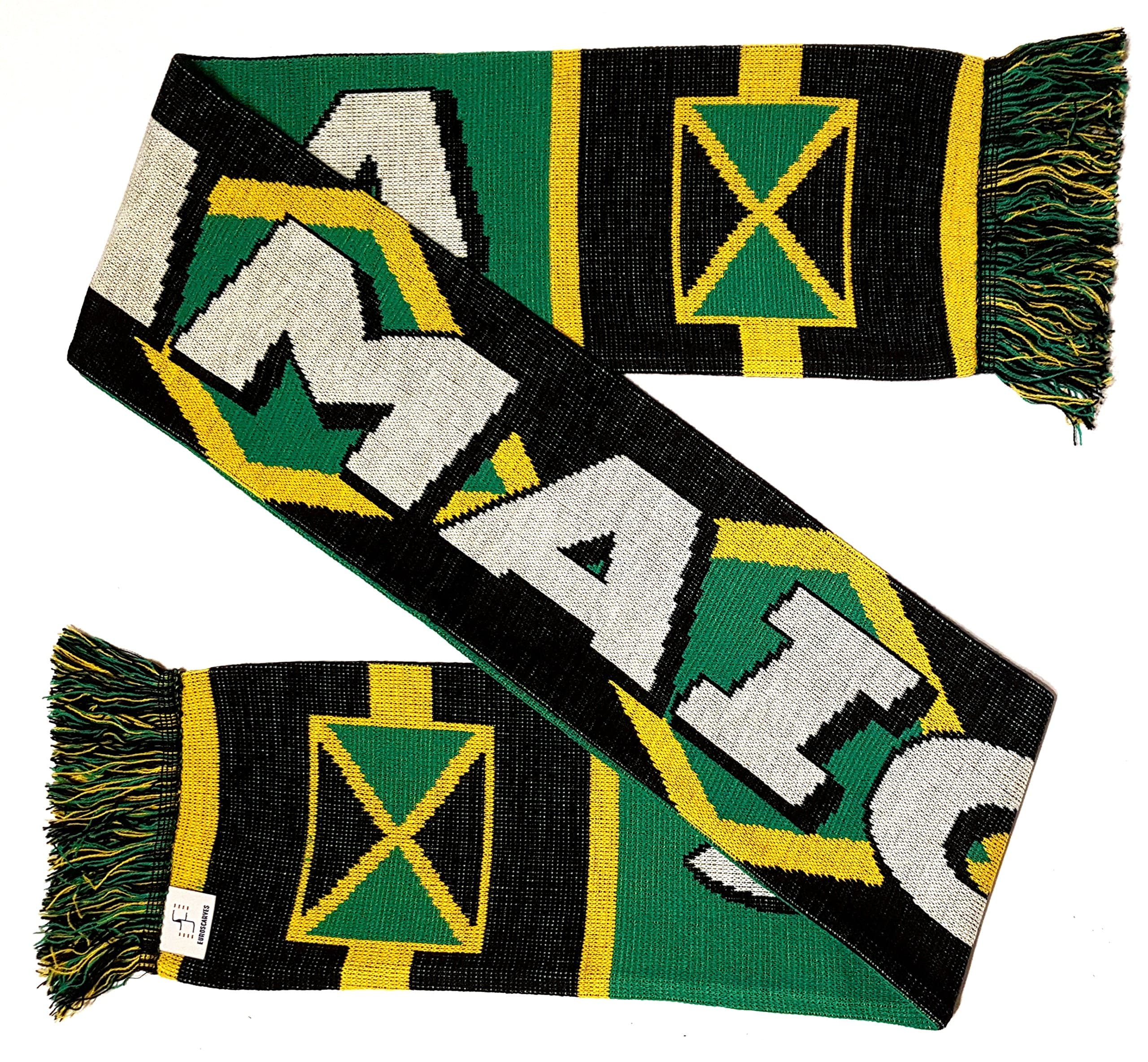 Jamaica Soccer Knit Scarf
