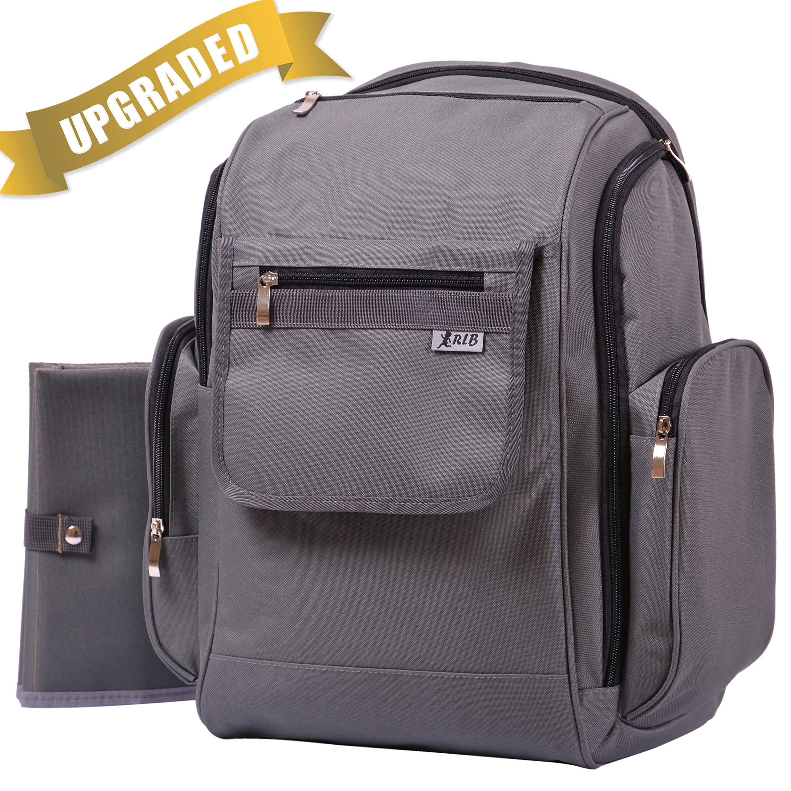 XL Multi-Purpose Travel Diaper Backpack with Changing Pad