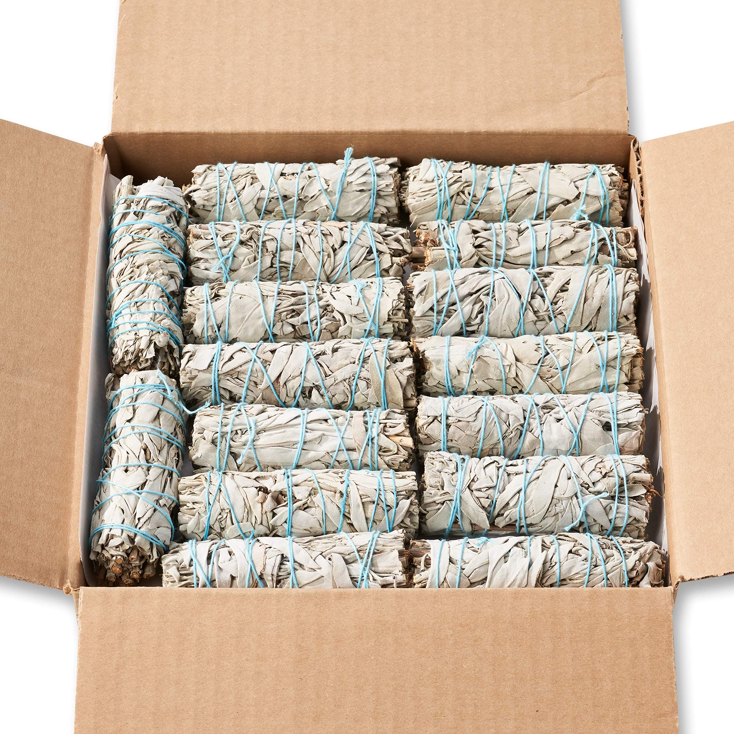 12 Pack White Sage ~ Sage Smudge Sticks for Smudging & Cleansing Energy ~ Bulk/Wholesale ~ Sustainably Grown (12 Pack)