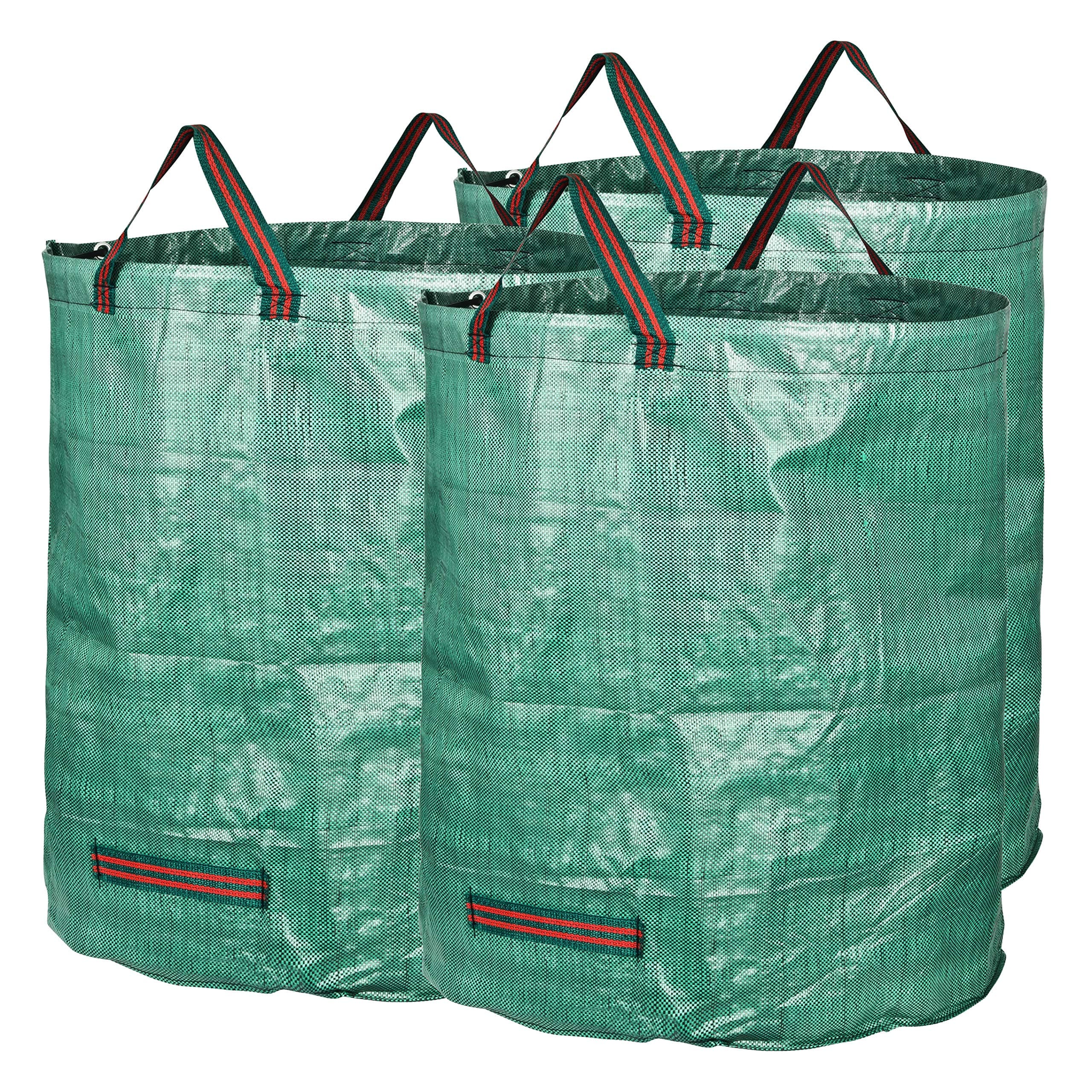 3-Pack 72 Gallons Reusable Garden Waste Bags (H30, D26 inches) - Yard Waste Bags