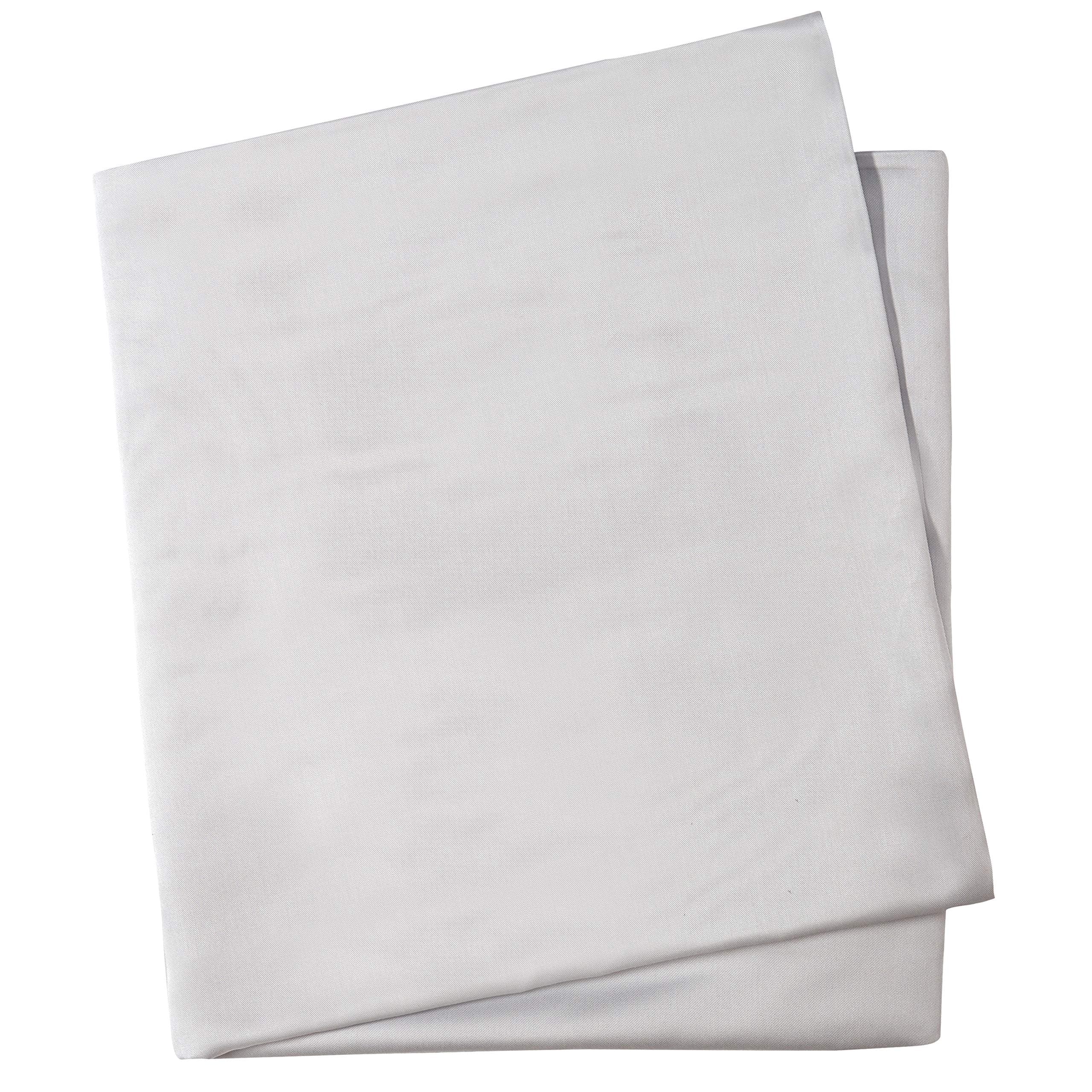 100% Bamboo Bed Linen - Luxury Flat Sheet - King Size (Soft Grey)