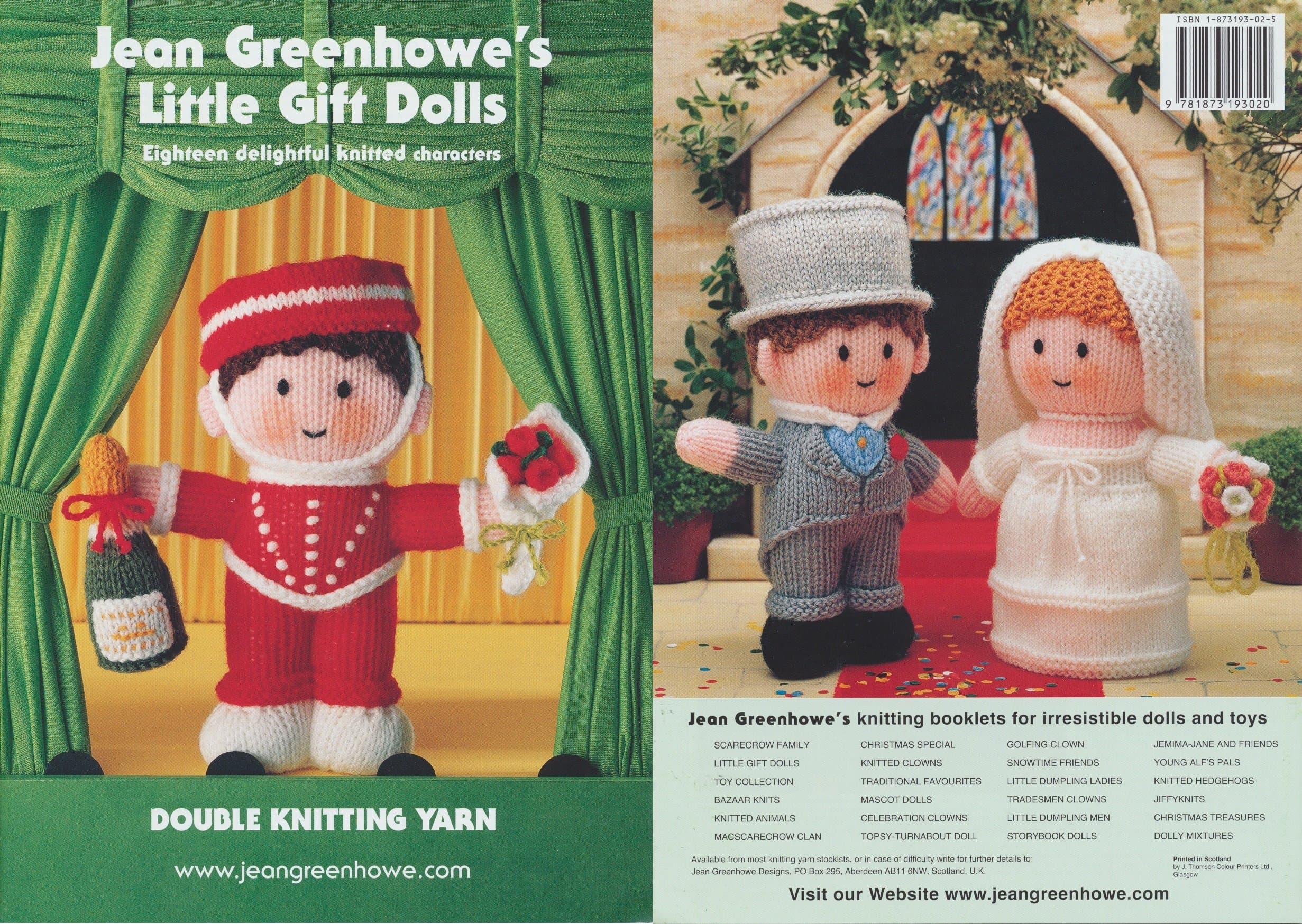 Jean Greenhowe's little gift dolls: Eighteen delightful knitted characters