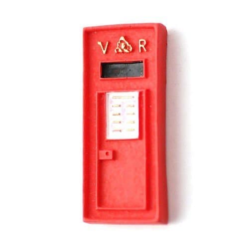FAIRIES MINIATURE RED POST BOX WALL MOUNTED TO PLACE IN YOUR FAIRY GARDEN (1/12TH SCALE)