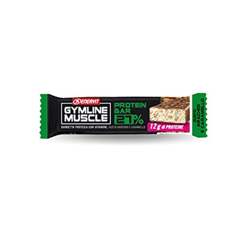 Enervit Gymline Muscle Protein Bar 27% Caramel Peanuts And Finger Gluten 45g