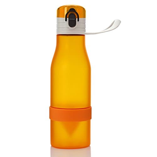 Mamasen 2-in-1 Water Bottle Infuser & Integrated Frosted Lemon Fruit Juice Cup 550ml