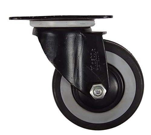 Plasto Moving Furniture 100 mm Wheels With Revolving Plate 165 Lbs Load Capacity