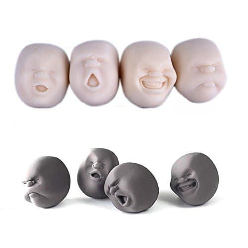 ODGear Cute Anti-stress Squishies Toys Slow Rising Decompression Squeeze Toy TY14 (Face)