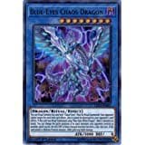 Blue-Eyes Chaos Dragon - LED3 EN001 - Ultra Rare - 1st Edition, NM/M