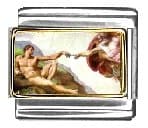 Clearly CharmingCreation Of Adam Italian Charms Bracelet Link