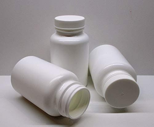 150cc White HDPE S-Packer Wide Mouth Round Plastic Bottle - 38-400 Neck 100 Pack Pharmaceutical Grade
