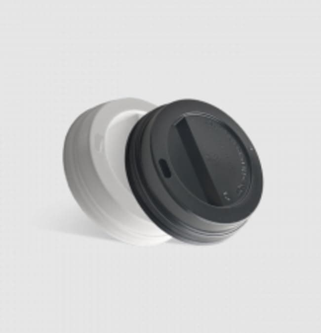 HOT BARGAINS Disposable Coffee Cup Reusable Lids, 500 Count Black or White Reusable Reusable Lids for 8oz/10oz Paper Cups, Push-On Design