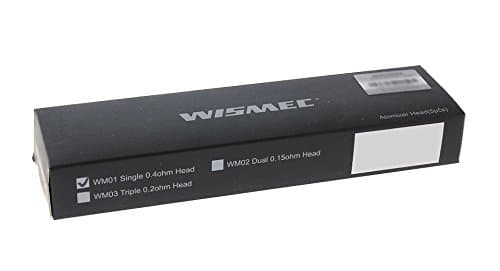 Wismec WM Replacement Coil Heads - Wismec Gnome Tank - 5 Coils (WM02 0.15 Ohm)