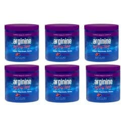 Arginine InfusionNatural Formula for Cardio Health 6 Jars 5000mg L-arginine, 1000mg L-citrulline, 50mg CoQ10, 50 mg AstraGin Per Serving