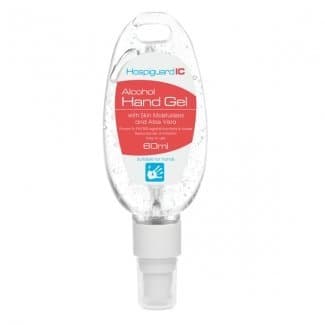 4 x Personal Hand Sanitiser Gel Bottles. (Free Belt Clip)