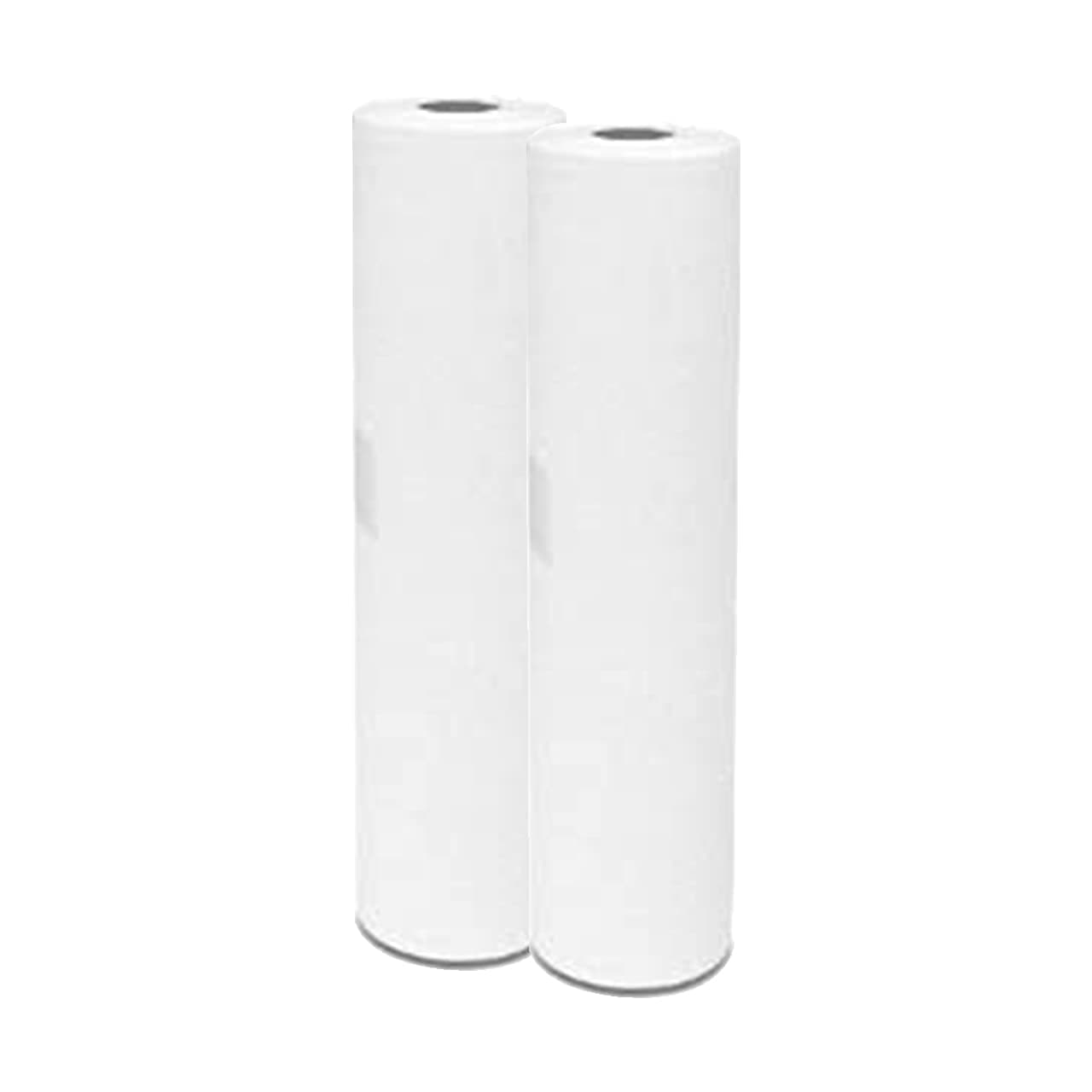 Super Quality White Couch Roll 20", 2 PLY Hygiene Roll-40 Meters Long (2 Rolls)