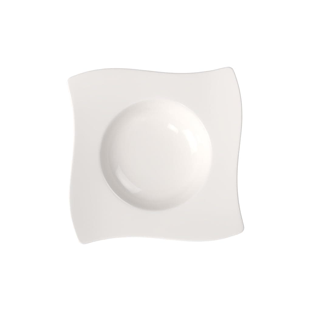 Villeroy & Boch NewWave Soup Plate, Premium Porcelain, White