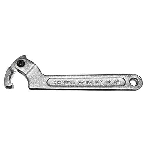 Larcele Hook Wrench for Nut, Side Adjustable Spanner YYBS-01 (Square Head,1 1/4-3inch(32-76mm))