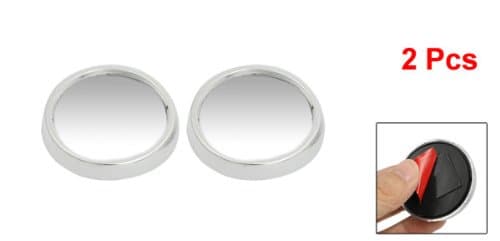uxcell 2 Pcs Car Side Rearview Convex Rear View Spot Blind Mirror Silver Tone 47mm