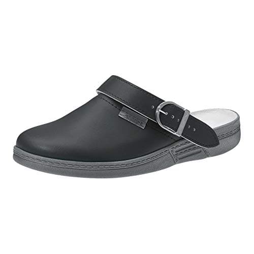 Abeba Leather Clog Black Size 45